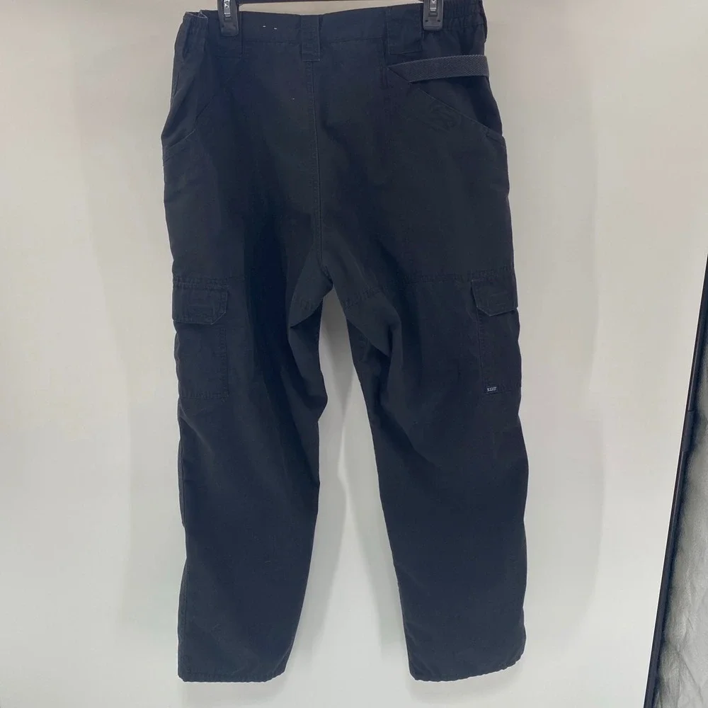 5.11 Tactical Taclite‎ Pro Cargo Pants Mens Tag 38x32 Fits 34x30 Black Ripstop